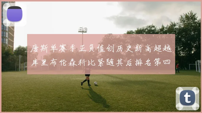唐斯单赛季正负值创历史新高超越库里布伦森科比紧随其后排名第四